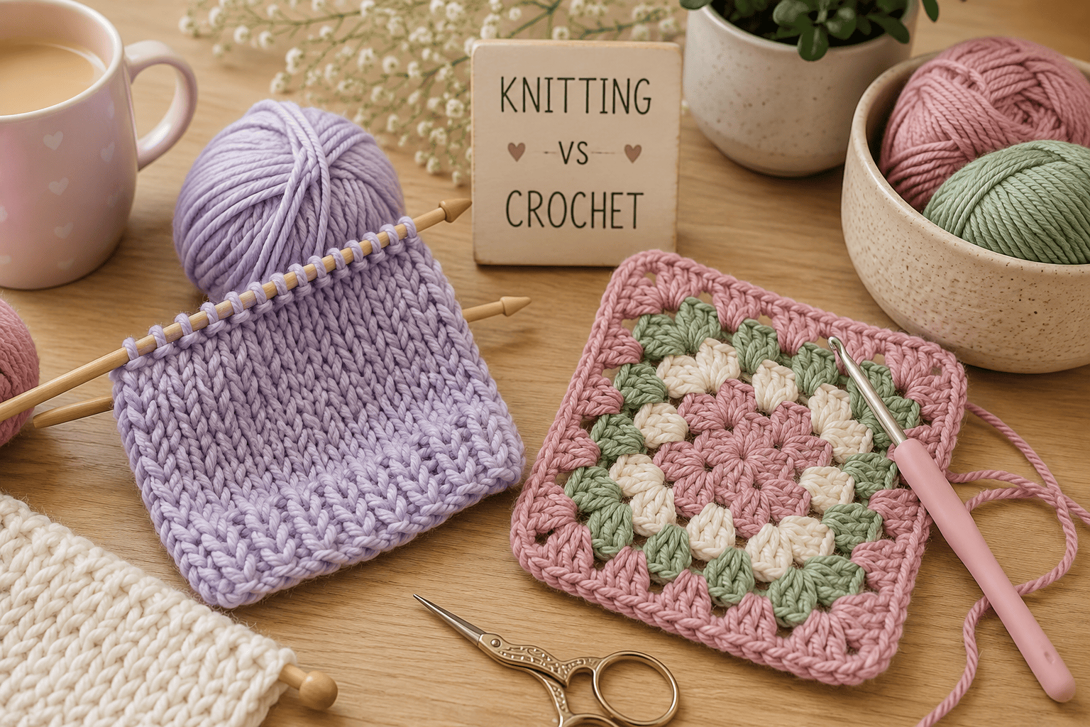 Knitting vs Crochet – What Should You Learn First?